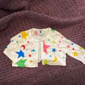 Lisa Perry girls bolero sweater.